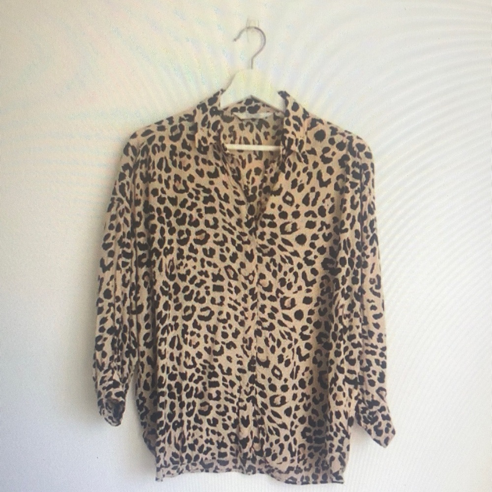 Leopard Print Women's Top